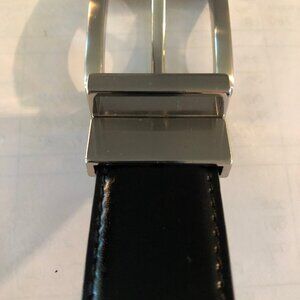 Men's Black Leather Belt